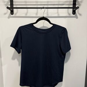 Lululemon Lightweight Navy Workout T-Shirt